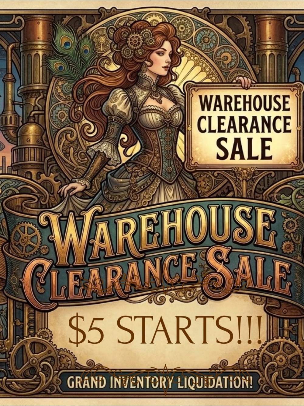 Annual Warehouse Clearance Sale!!! B